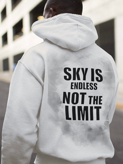 SKY IS ENDLESS, NOT THE LIMIT OVERSIZED HOODIE